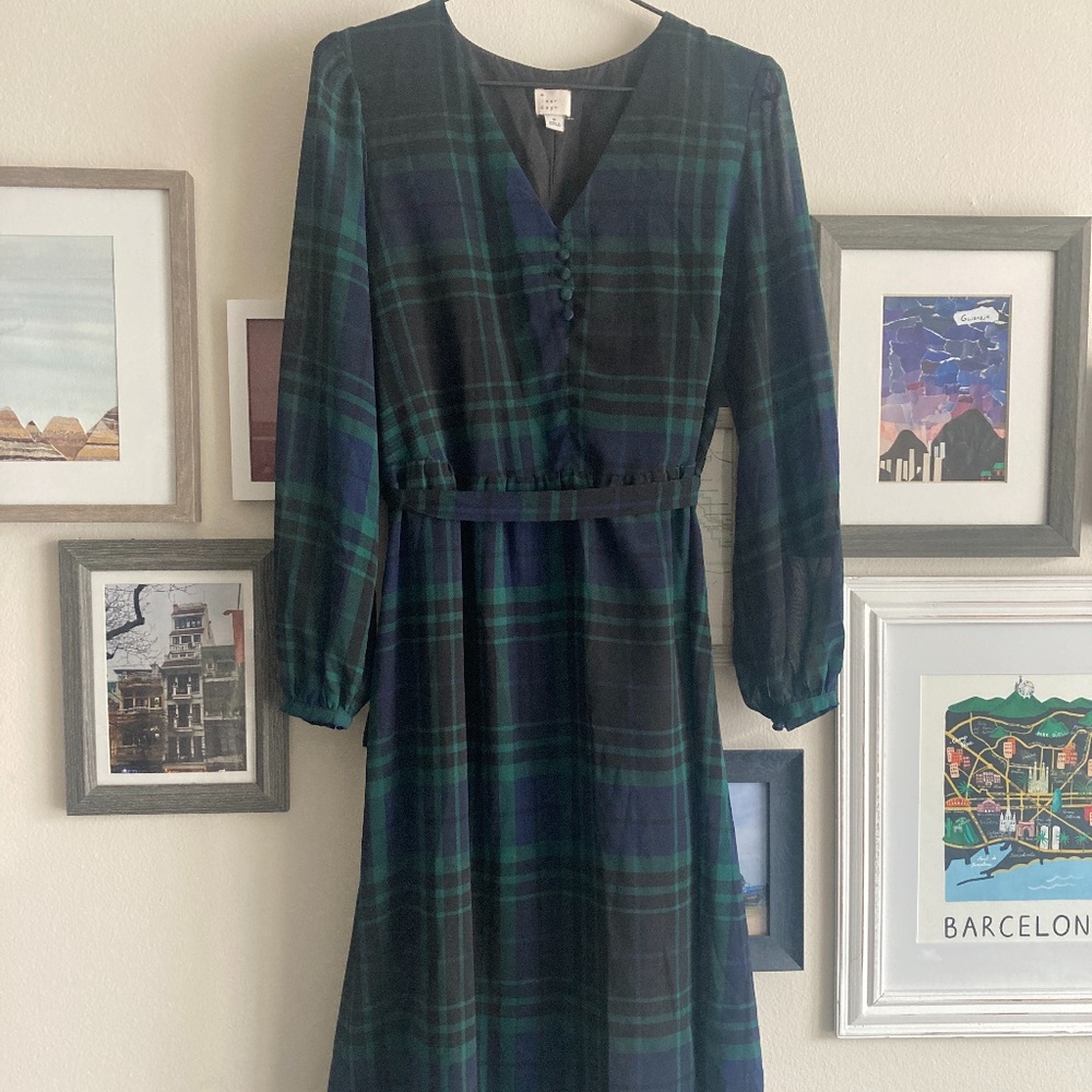 A New Day Plaid Dress